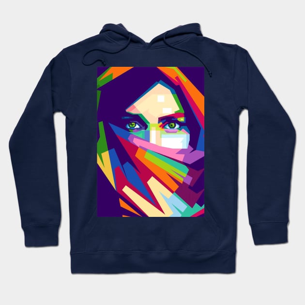 Girl POP ART Hoodie by erikhermawann22